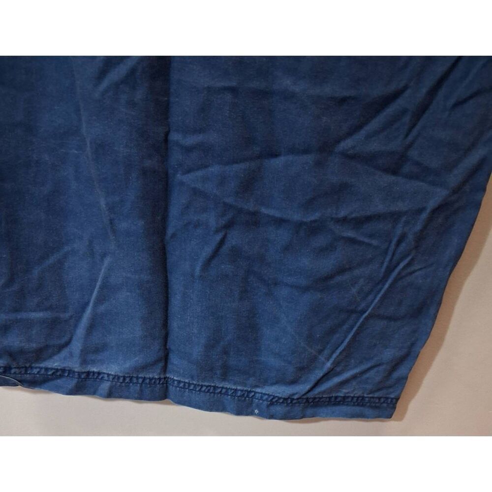 Hunt club 90's vintage womens small shirt dress long ankle tencel denim blue - Picture 4 of 10